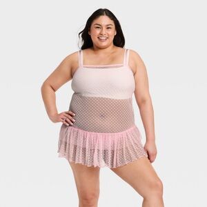 Wild Fable - Women's Heart Lace Slip Dress - Wild Fable Light P Pink